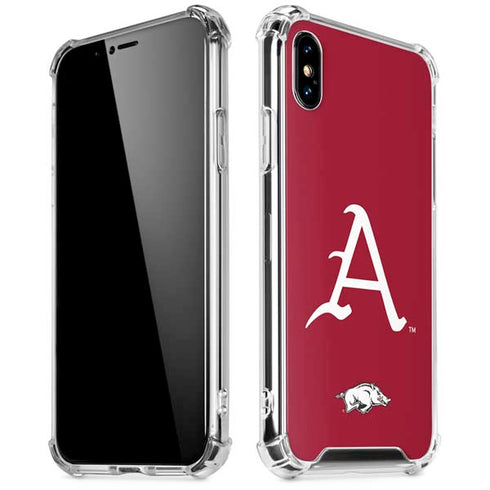 University of Arkansas-Fayetteville A Red iPhone XS Max Clear Case
